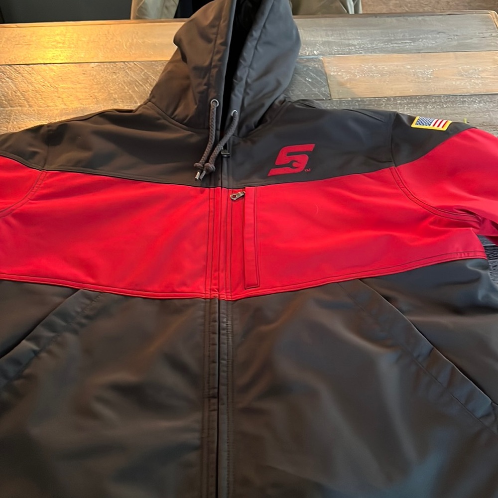Mens Snap-On Performance hooded Jacket XL NWOT